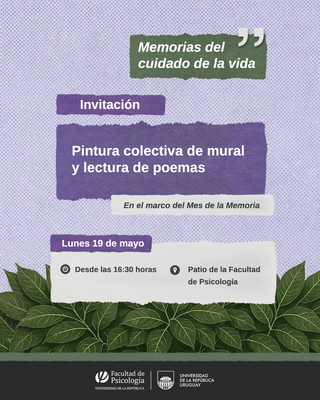 afiche de difusión