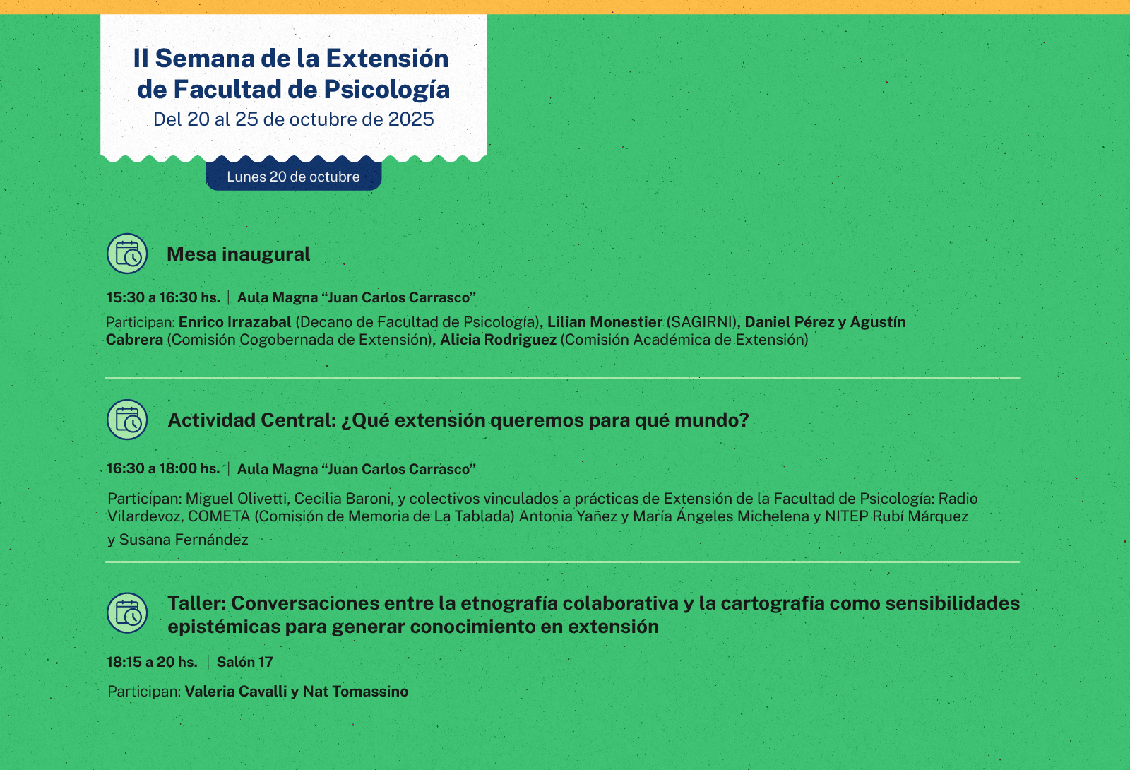 II Semana de la Extensión de la Facultad de Psicología 2025