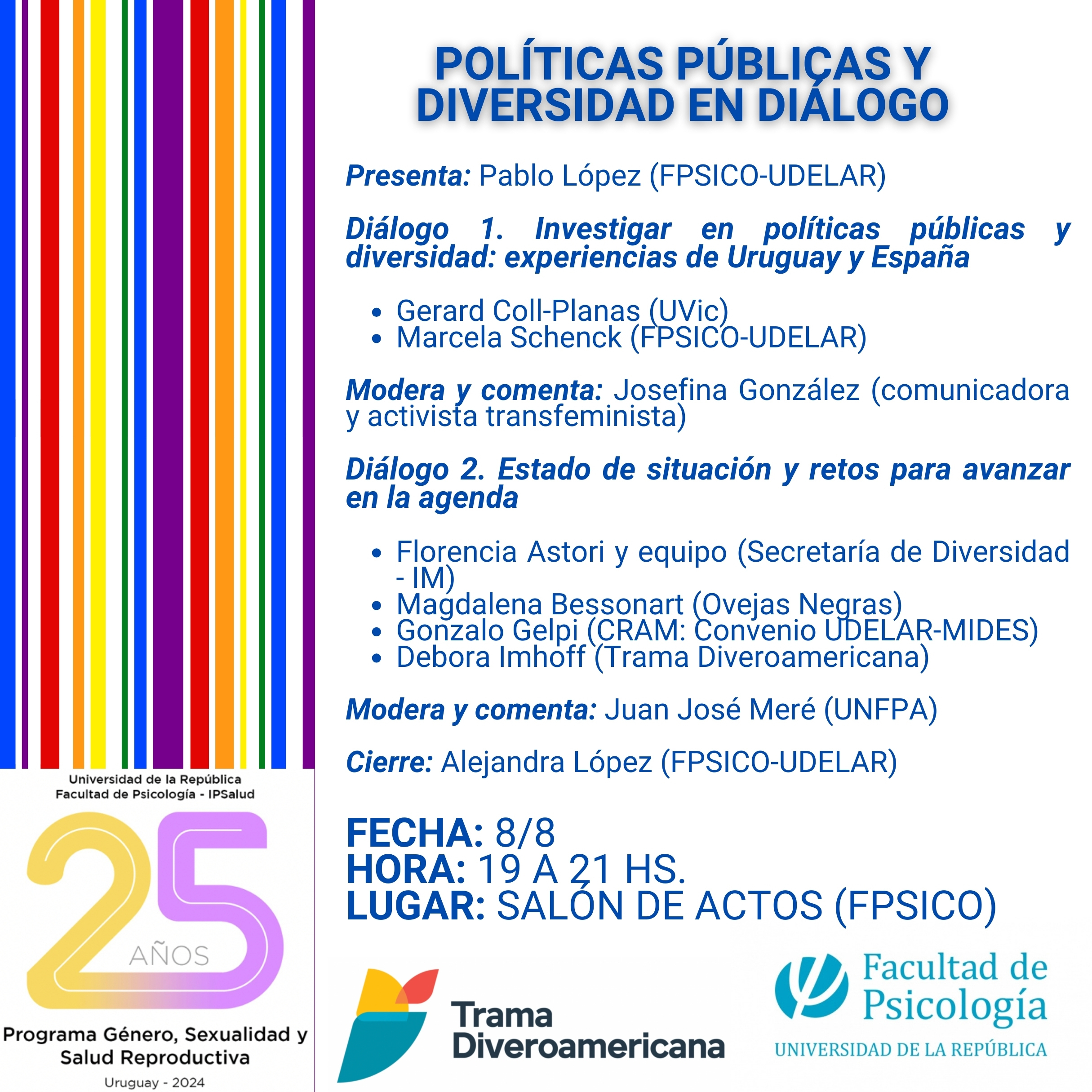 afiche de difusión de la actividad