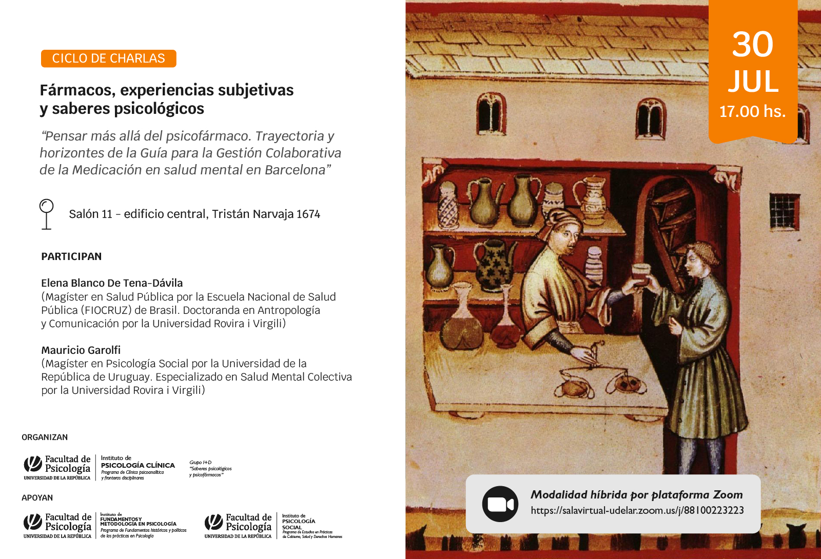 afiche de la actividad
