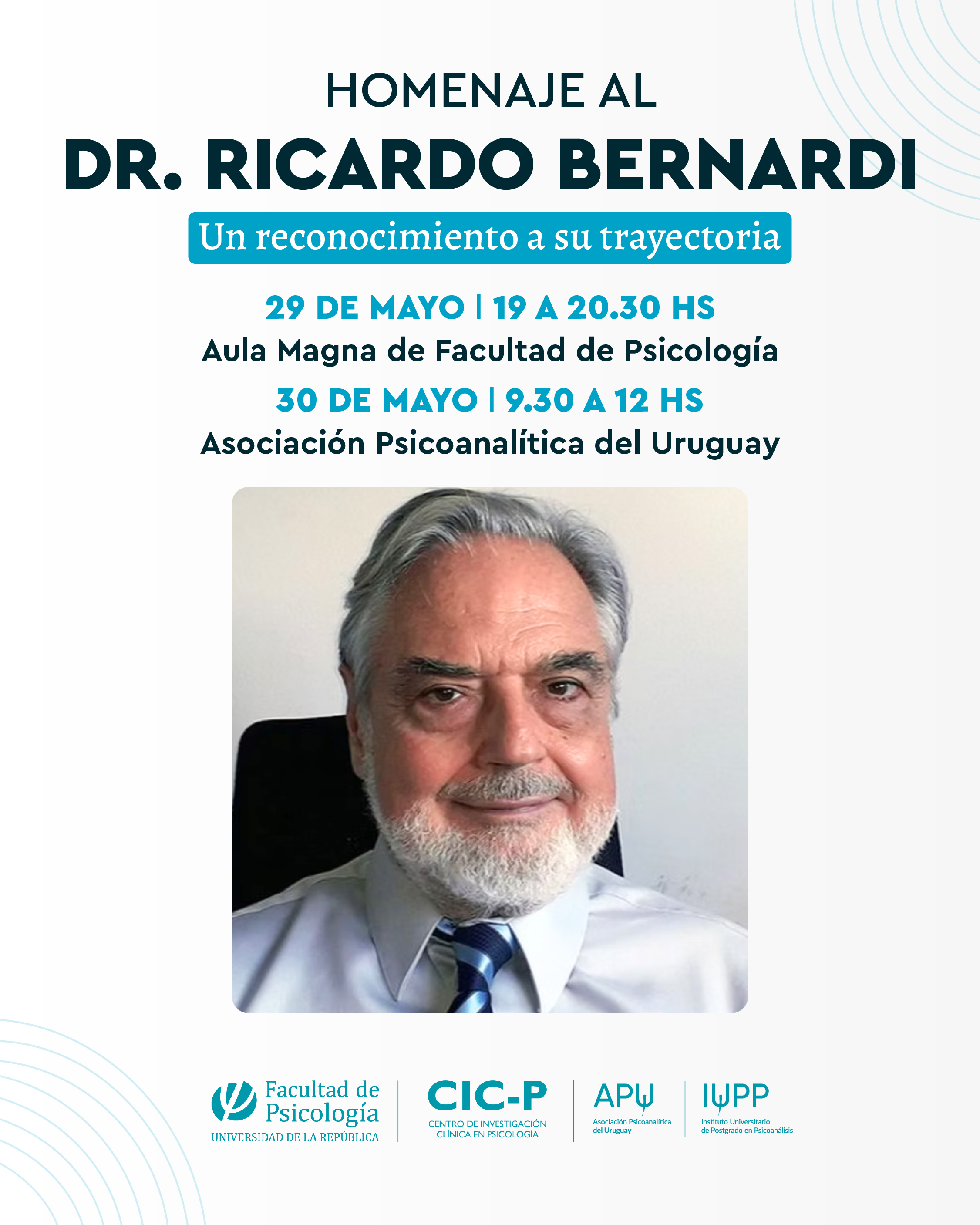 afiche de difusión del evento