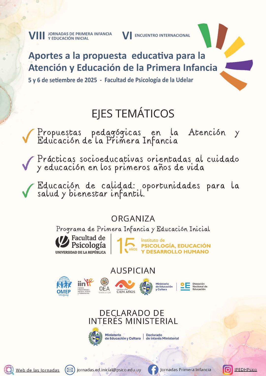 VIII Jornadas de Primera Infancia y Educación Inicial