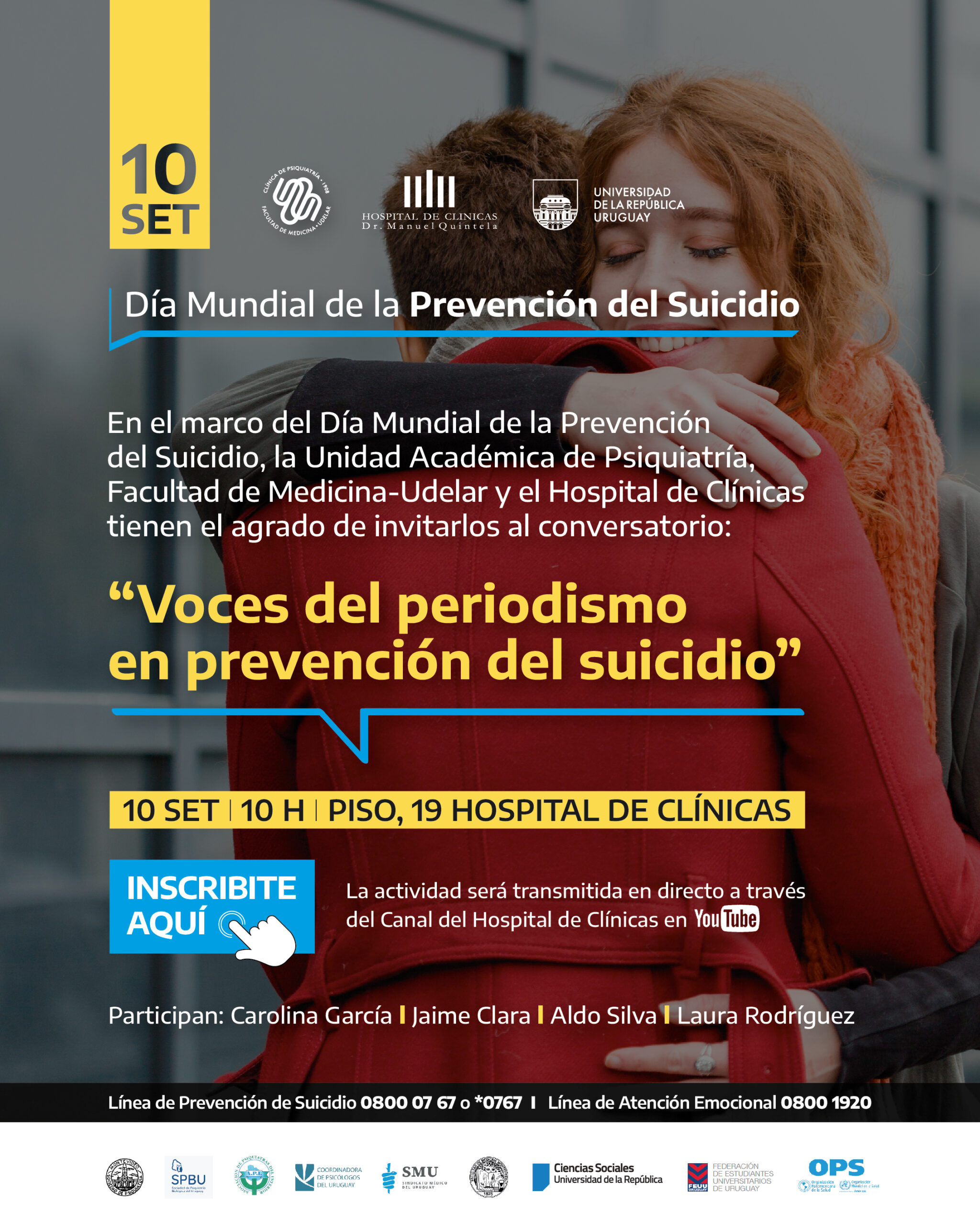 imagen de difusión del conversatorio