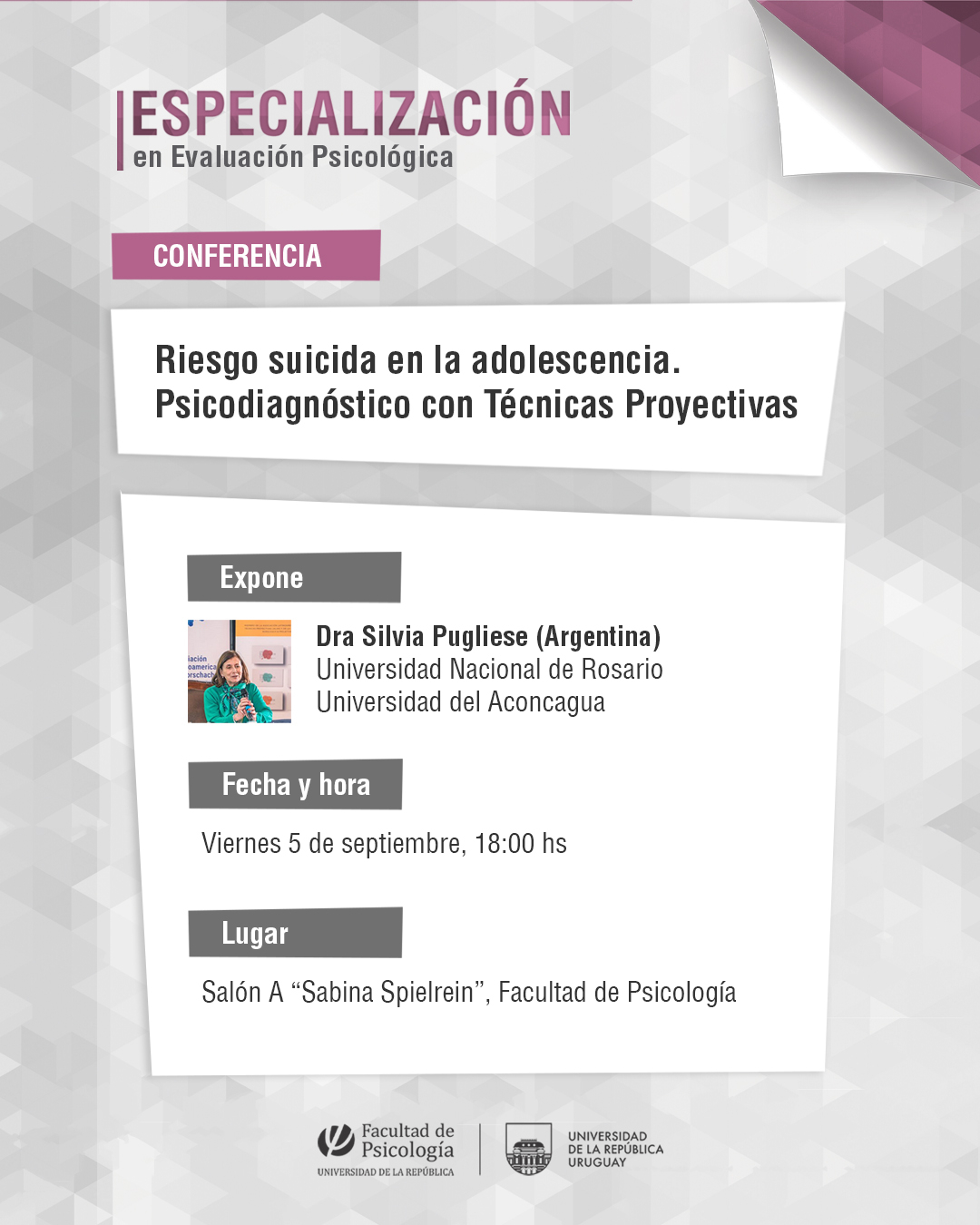 Afiche de difusión de la conferencia