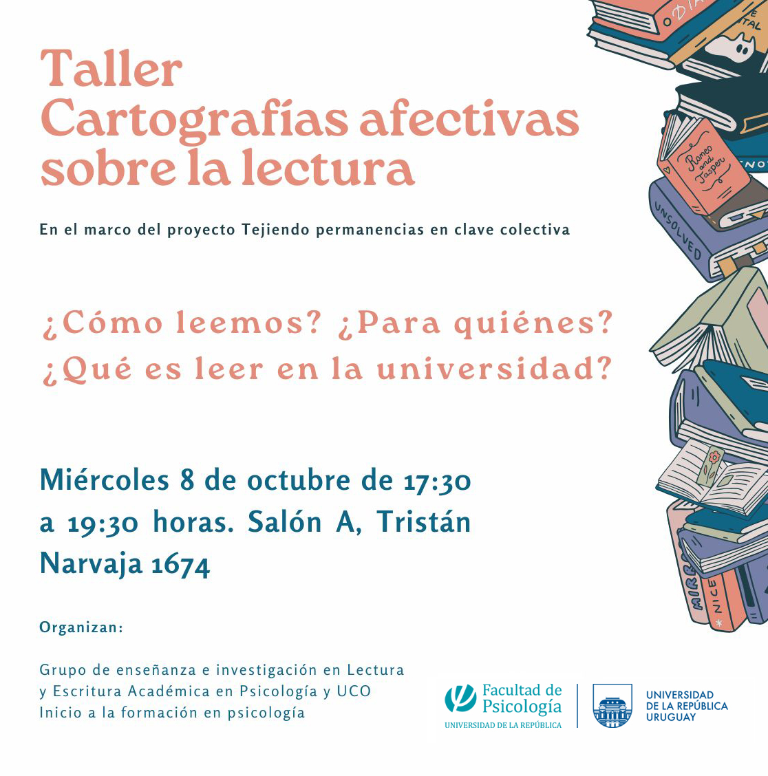 afiche de difusión de la actividad