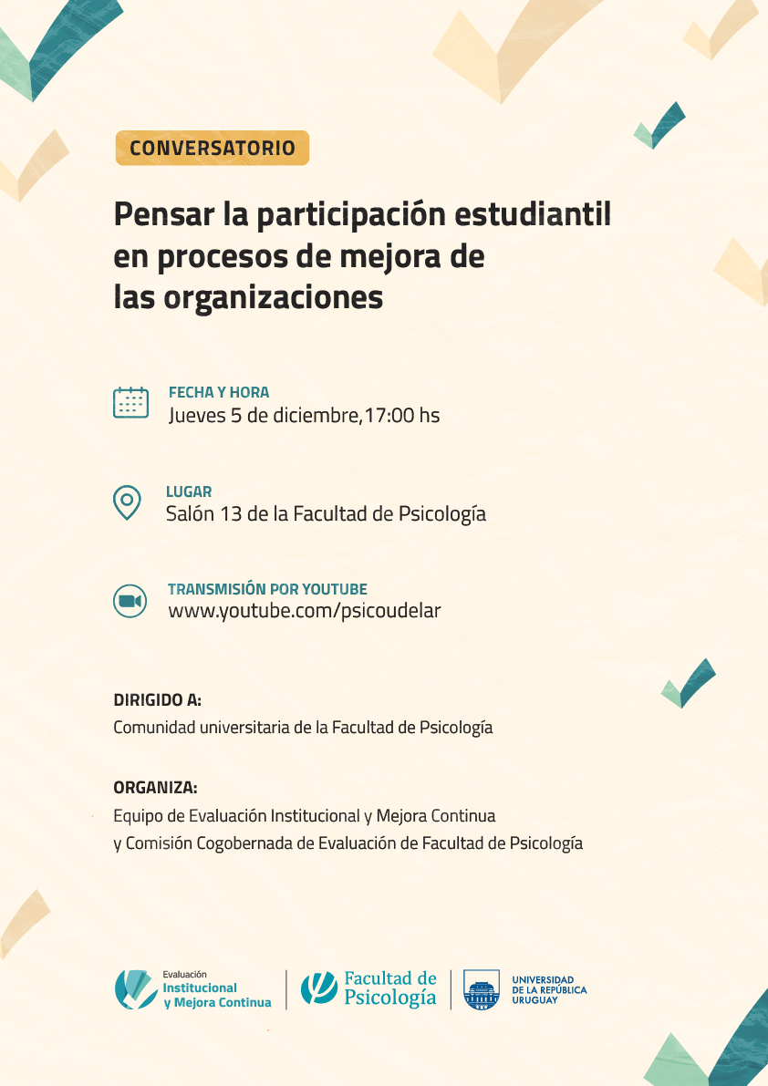 Pensar la participación estudiantil en procesos de mejora de las organizaciones