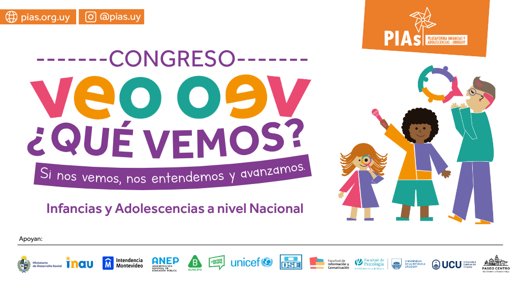 «Veo, veo, ¿qué vemos? Si nos vemos, nos entendemos y avanzamos» de Infancias y Adolescencias a nivel Nacional.