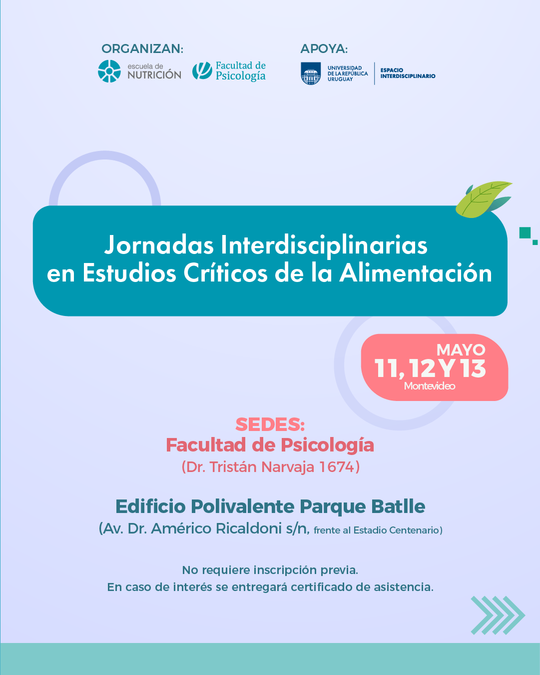 afiche de difusión del evento