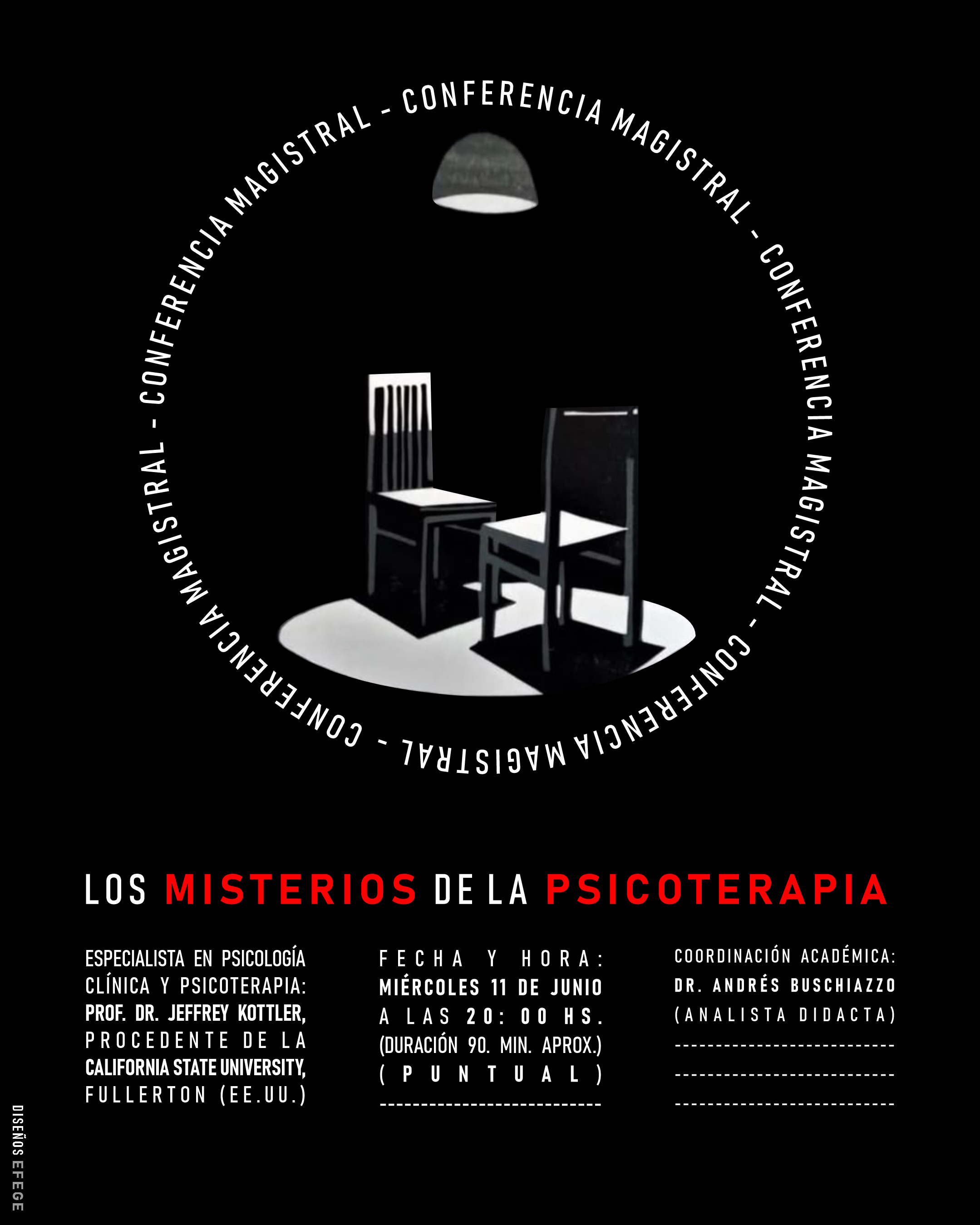 afiche de difusión de la actividad