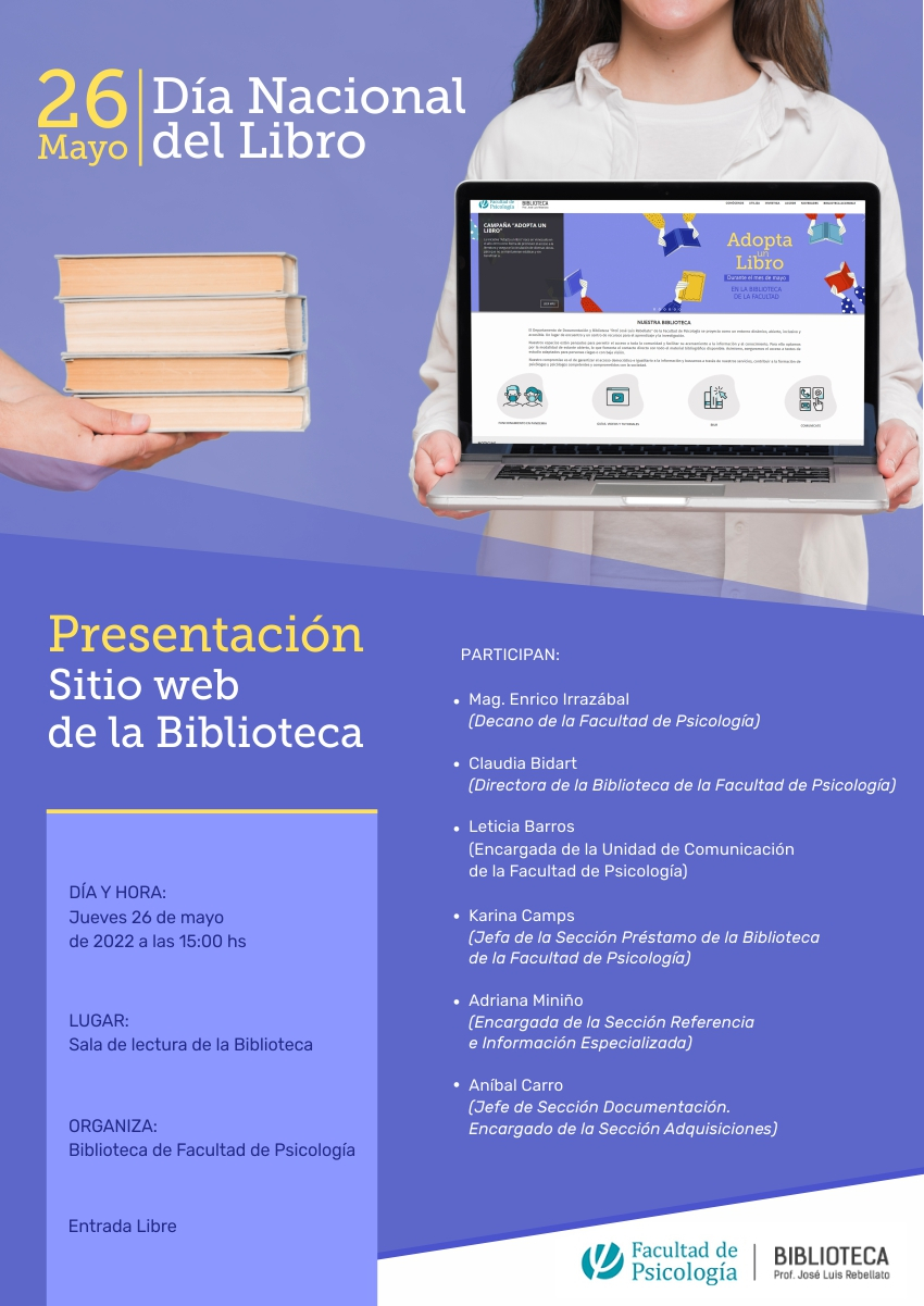 afiche de difusión de la actividad