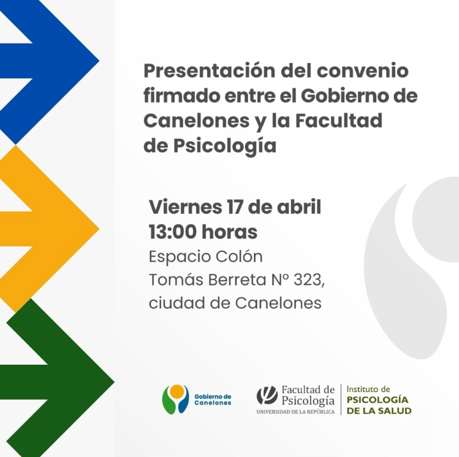 Convenio firmado entre el Gobierno de Canelones y la Facultad de Psicología