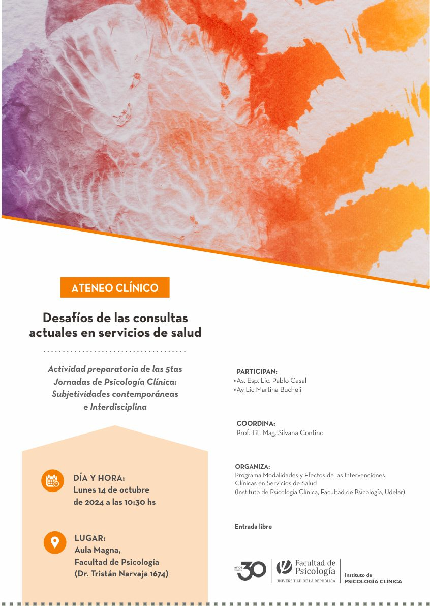 afiche de la actividad