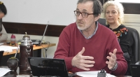 Enrico Irrazabal en la sesión el Consejo del 16 de setiembre