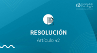 Resolución del Decano por Art. 42