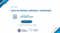 Convocatoria a Curso virtual “Usos de Drogas: miradas y abordajes” - 2da. Edición