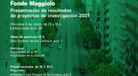 Fondo Maggiolo. Presentación de resultados de proyectos de investigación 2021