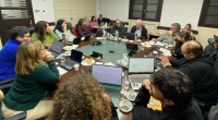Consejo de la Facultad recibe a Luis Leopold y Ariel Castro para intercambiar sobre el Prorrectorado de Desarrollo Institucional