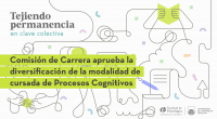 Comisión de Carrera aprueba la diversificación de la modalidad de cursada de Procesos Cognitivos