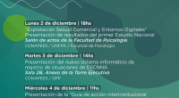 Cuatro jornadas para reflexionar y actuar frente a la explotación sexual comercial de niños, niñas y adolescentes