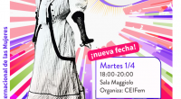 Afiche de difusión del evento "Si yo fuera rectora"