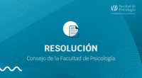 Resolución Consejo de Facultad de Psicología