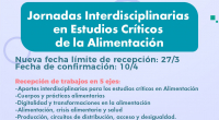 Convocatoria a presentación de trabajos para las I Jornadas Interdisciplinarias en Estudios Críticos de la Alimentación