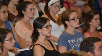 Fotografía con estudiantes de la Escuela de Verano 2015