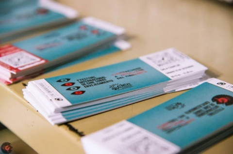 fotografía de entradas al Festival de Cine