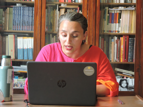 María Estefanía Pagano, doctora en Literatura y Psicoanálisis por la Universidad Federal de Santa Catarina