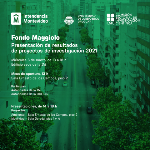 Fondo Maggiolo. Presentación de resultados de proyectos de investigación 2021