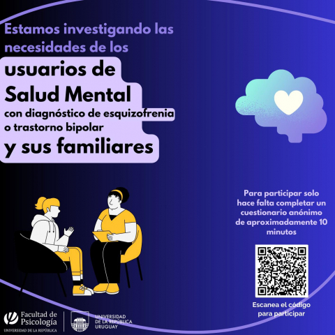 Investigación busca voluntarios para responder sobre atención en salud mental