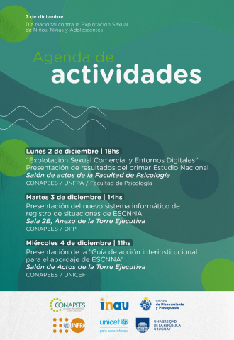 Tres jornadas para reflexionar y actuar frente a la explotación sexual comercial de niños, niñas y adolescentes