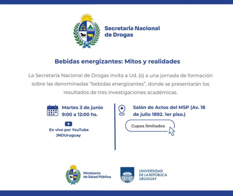 Jornada “Bebidas energizantes: mitos y realidades”