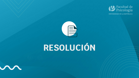 Resolución del Consejo Directivo Central con fecha 21 de mayo 2025: Elección de Rector/a