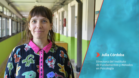 Julia Córdoba directora del Instituto de Fundamentos y Métodos en Psicología