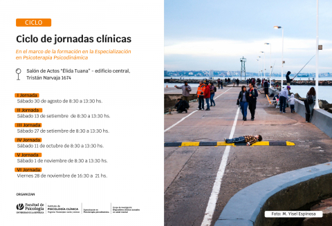 afiche de difusión del Ciclo de Jornadas Clínicas
