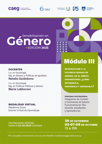 afiche de difusión de la actividad