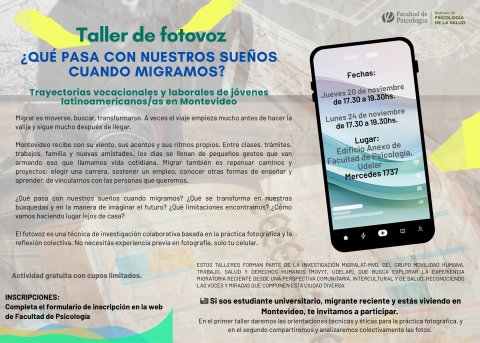 imagen de difusión de los talleres