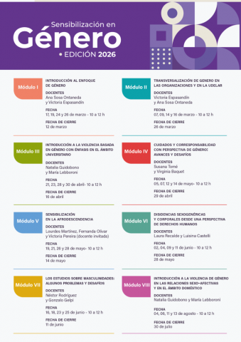 afiche de difusión de la actividad