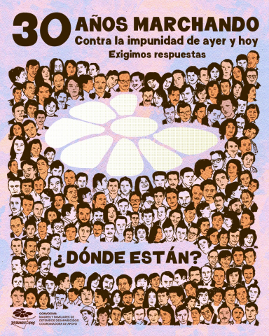 afiche de difusión de la Marcha del Silencio