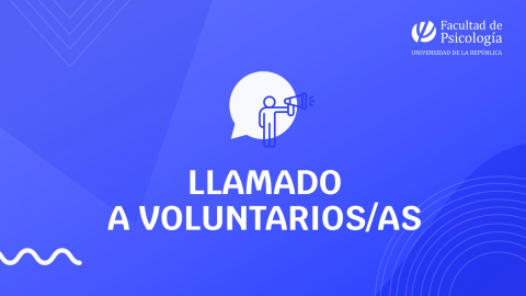 imagen de difusión del llamado a voluntarios/as