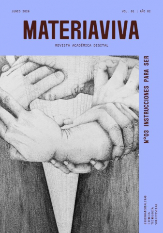 Portada del Tercer número de la revista Materia Viva