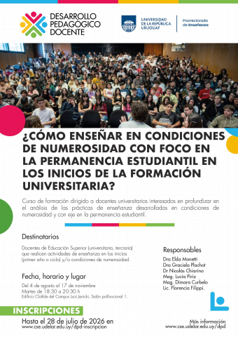 Afiche de difusión del curso