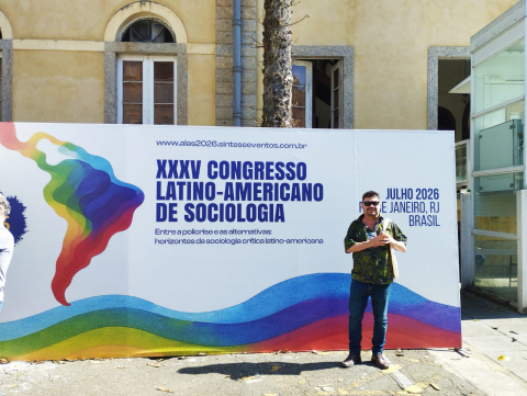 Fotografía de Javier Romano en el 35° Congreso de la Asociación Latinoamericana de Sociología 
