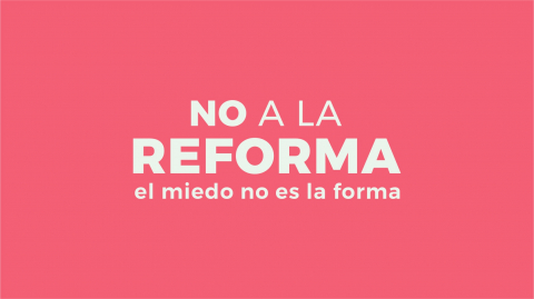 logo no a la Reforma
