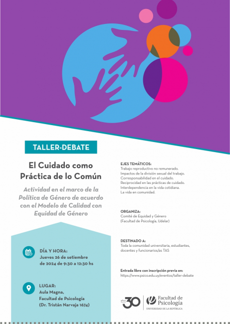 afiche de la actividad