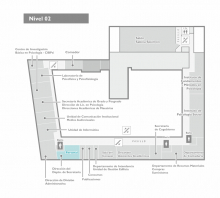 Plano de ubicación - 2do nivel - edificio central