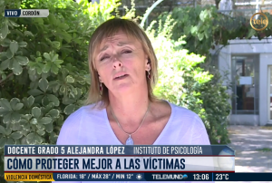 Alejandra López sobre violencia de género en Telemundo 12